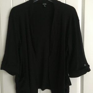 Rafaella Black Knit Jacket